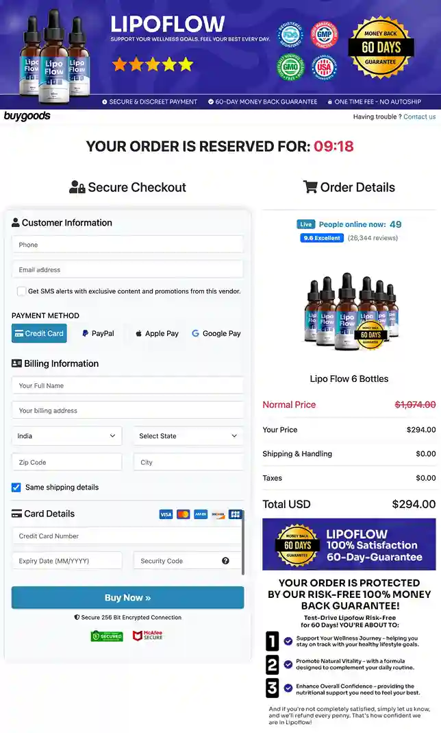 Lipo Flow Secure BuyGoods Payment